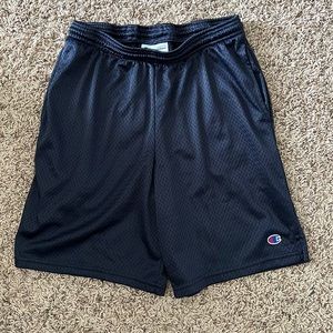Men’s Champion blue small athletic shorts with pockets